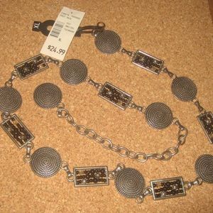Bay Studio Metal Belt NWT